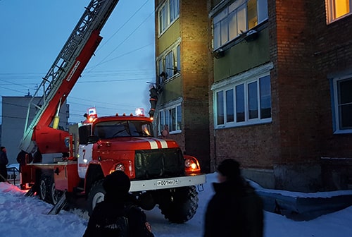 Помощь пострадавшим от пожара