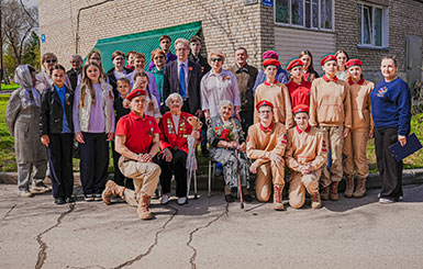 В Кольцово открыли таблички жителям блокадного Ленинграда
