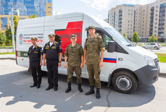 В Кольцово приехал мобильный пункт отбора на военную службу по контракту