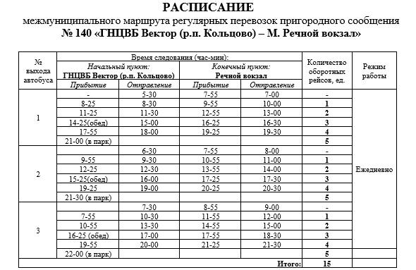 В Кольцово появится новый автобусный маршрут