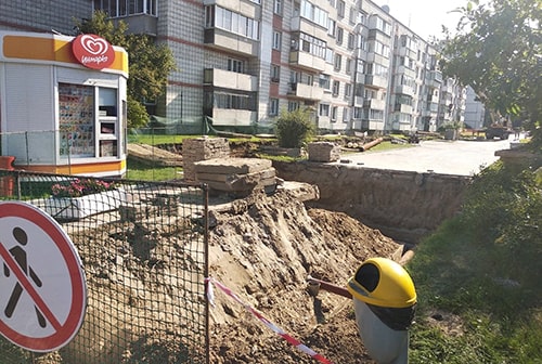 Ремонт теплопровода в Кольцово завершен