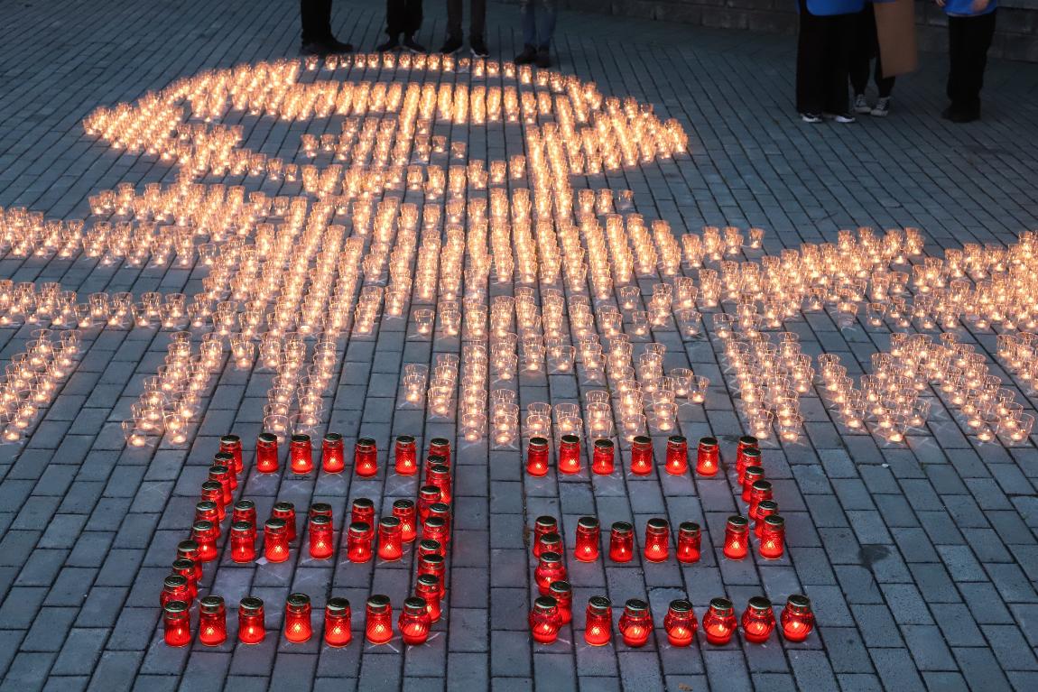 Международная акция «Огненные картины войны» вновь прошла в Кольцово