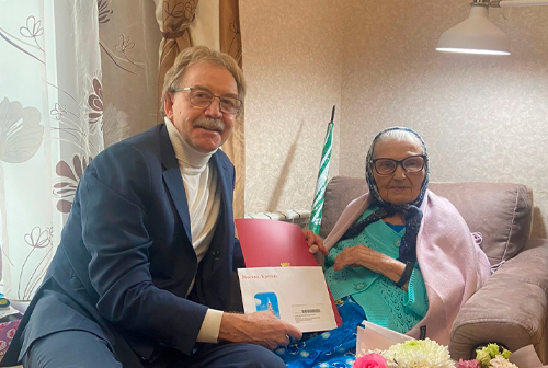 100 лет исполнилось долгожительнице Кольцово Марии Гребенюк