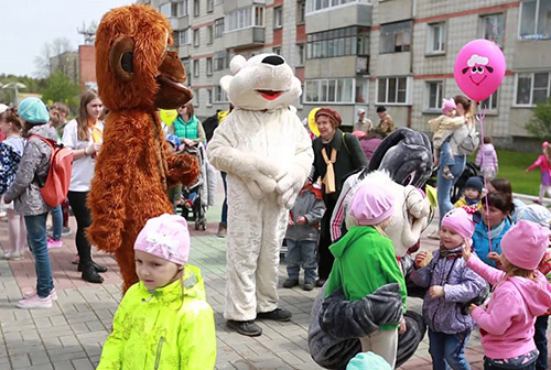 Праздничные мероприятия ко Дню защиты детей в Кольцово 