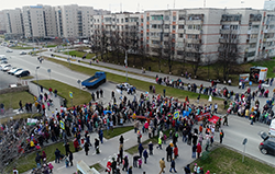 В Кольцово отпраздновали День Победы (прямая трансляция)