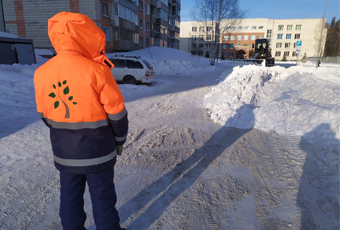 МБУ «Фасад» на страже уборки снега в Кольцово