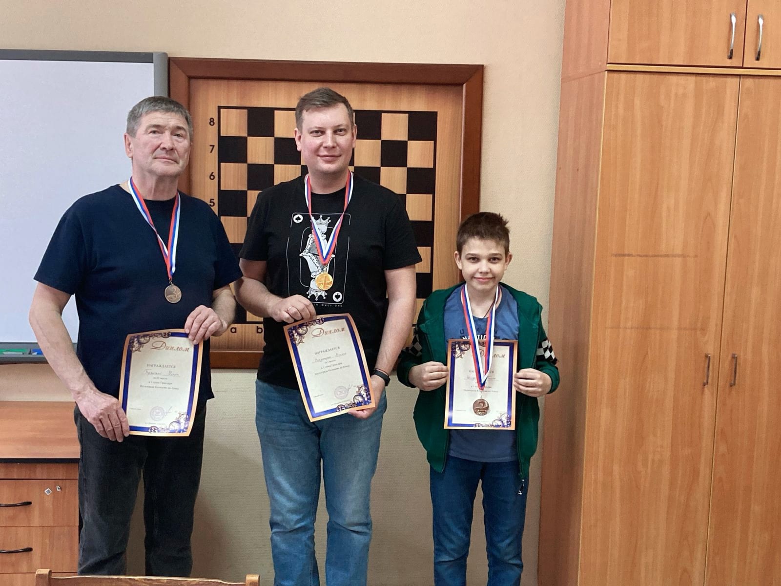 Успехи шахматных педагогов Кольцово