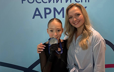 Юная фигуристка из Кольцово стала серебряным призером Гран-при России и СНГ