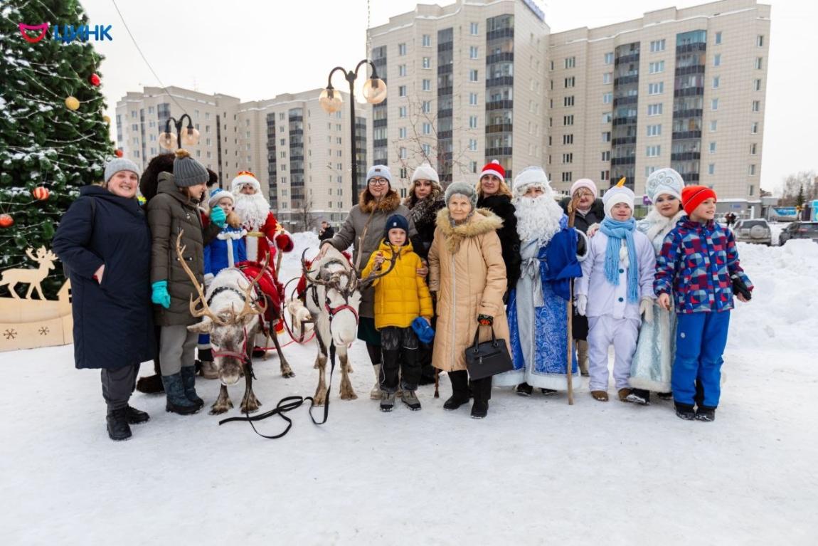 Северные олени подарили сказку особенным детям наукограда