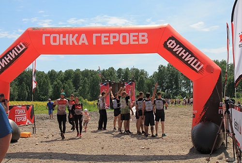 На полигоне Кольцово прошла «Гонка героев»