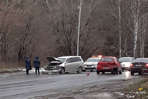 Массовая авария произошла в Первомайском районе